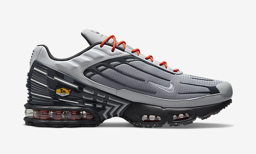 ナイキ エア マックス プラス 3 “グレー/ネイビー/オレンジ” (NIKE AIR MAX PLUS III “Grey/Navy/Orange”) [DM2560-001]