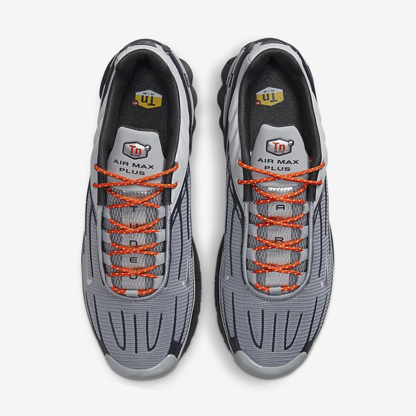 ナイキ エア マックス プラス 3 “グレー/ネイビー/オレンジ” (NIKE AIR MAX PLUS III “Grey/Navy/Orange”) [DM2560-001]