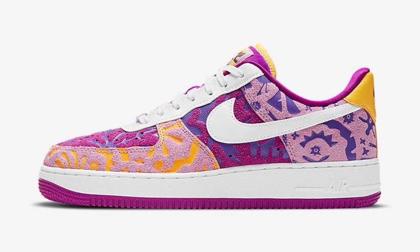 ナイキ ウィメンズ エア フォース 1 07 ロー "レッドプラム" (NIKE WMNAS AIR FORCE 1 07 LOW "The Enduring Spirit Of Mexican Women") [DD5516-584]