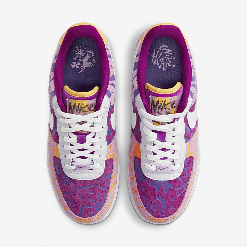 ナイキ ウィメンズ エア フォース 1 07 ロー “レッドプラム” (NIKE WMNAS AIR FORCE 1 07 LOW “The Enduring Spirit Of Mexican Women”) [DD5516-584]