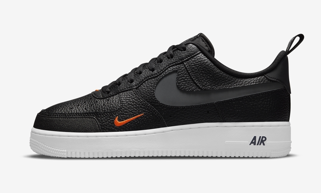 ナイキ エア フォース 1 ロー “ブラック/オレンジ” (NIKE AIR FORCE 1 LOW “Black/Orange”) [DJ6887-001]