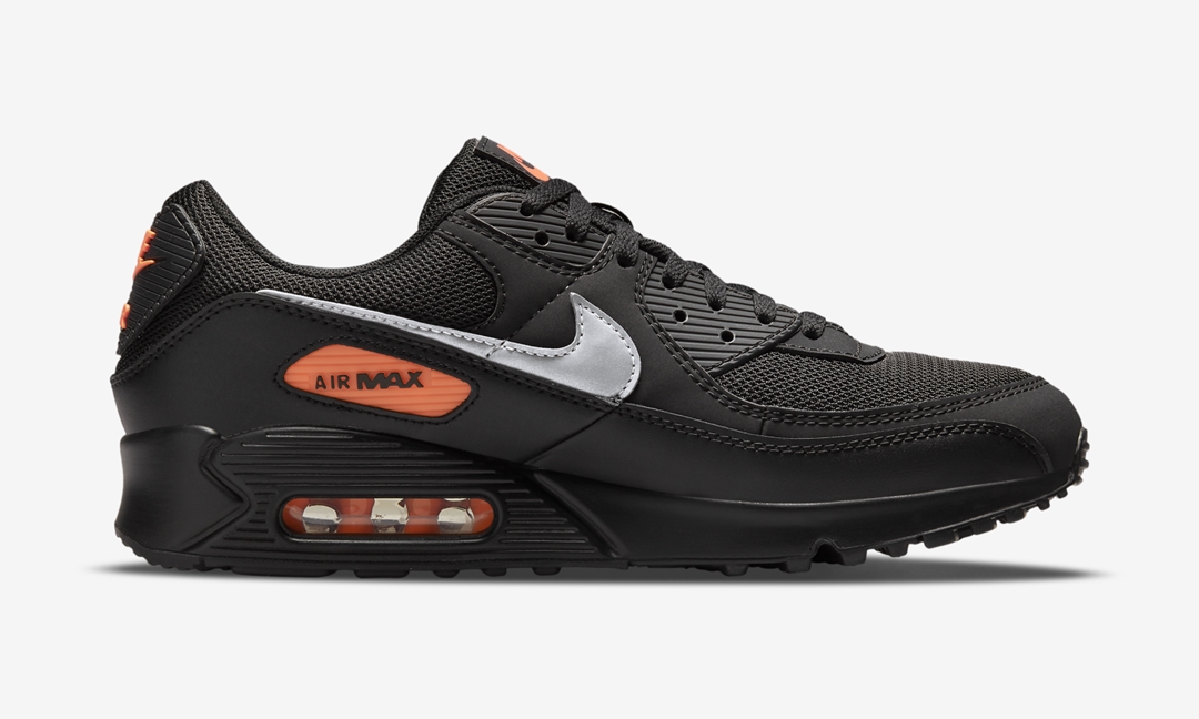 ナイキ エア マックス 90 “ブラック/オレンジ” “ネイビー/ホワイト” (NIKE AIR MAX 90 “Black/Orange” “Navy/White”) [DJ6881-001,400]