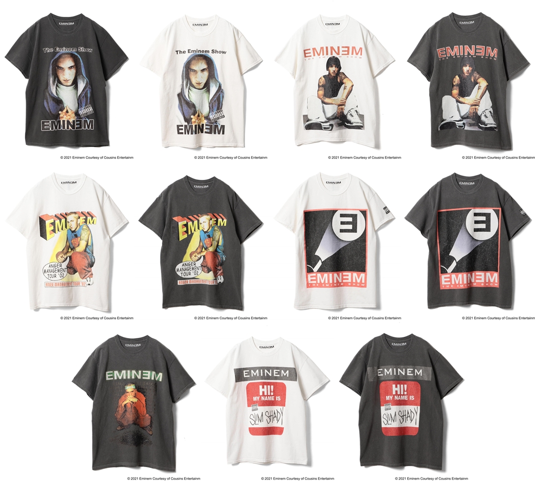 3 beams EMINEM tee black