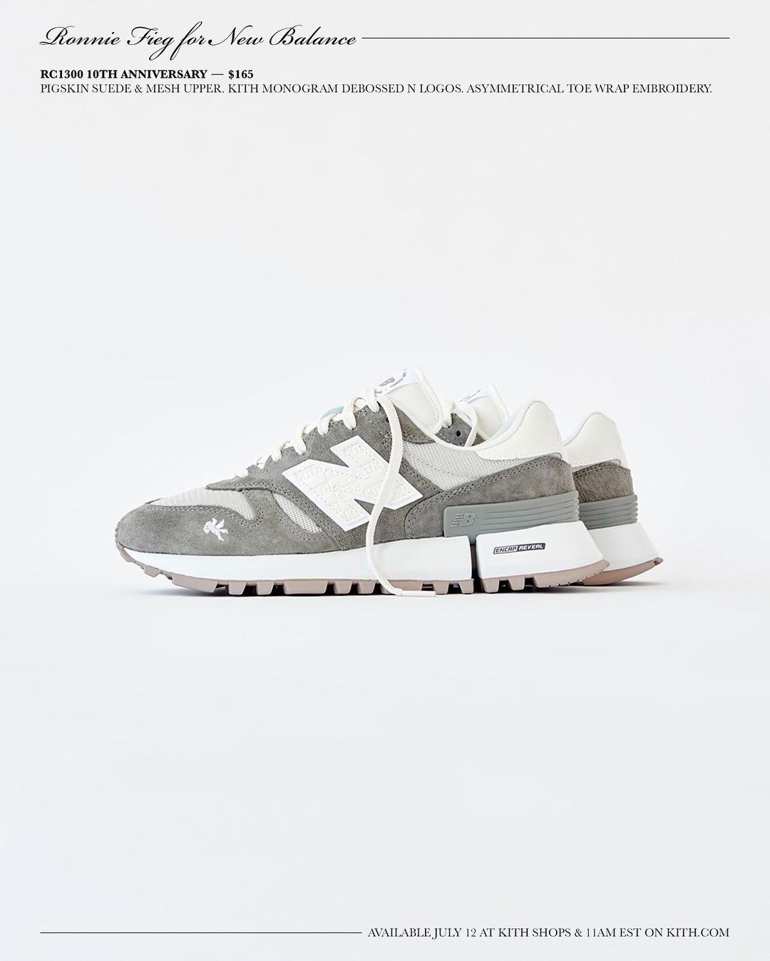 【7/12 発売】KITH RONNIE FIEG × New Balance RC1300 3カラー (キス ニューバランス M1300)