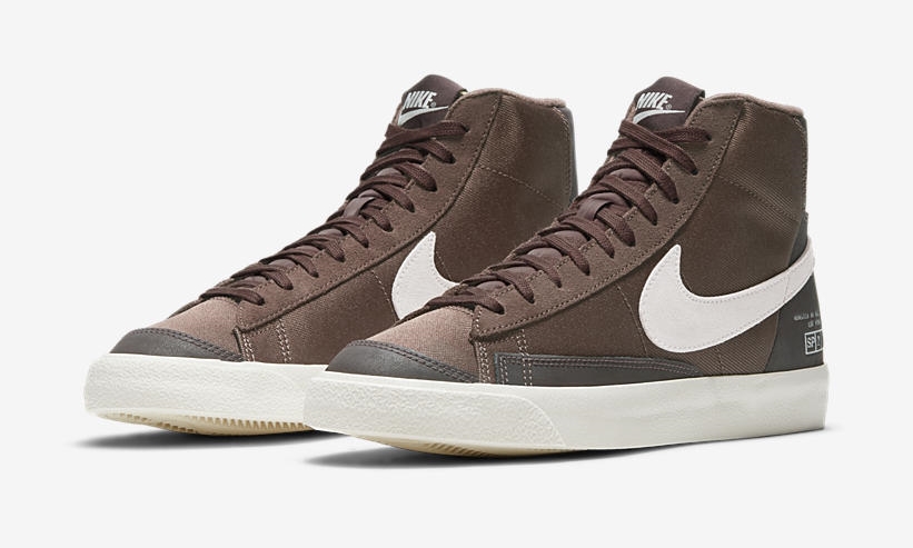 ナイキ ブレーザー ミッド 77 “コーヒー/ブラウン/マホガニー” (NIKE BLAZER MID 77 “Coffee/Fauna Brown/Mahogany”) [DD5332-244]