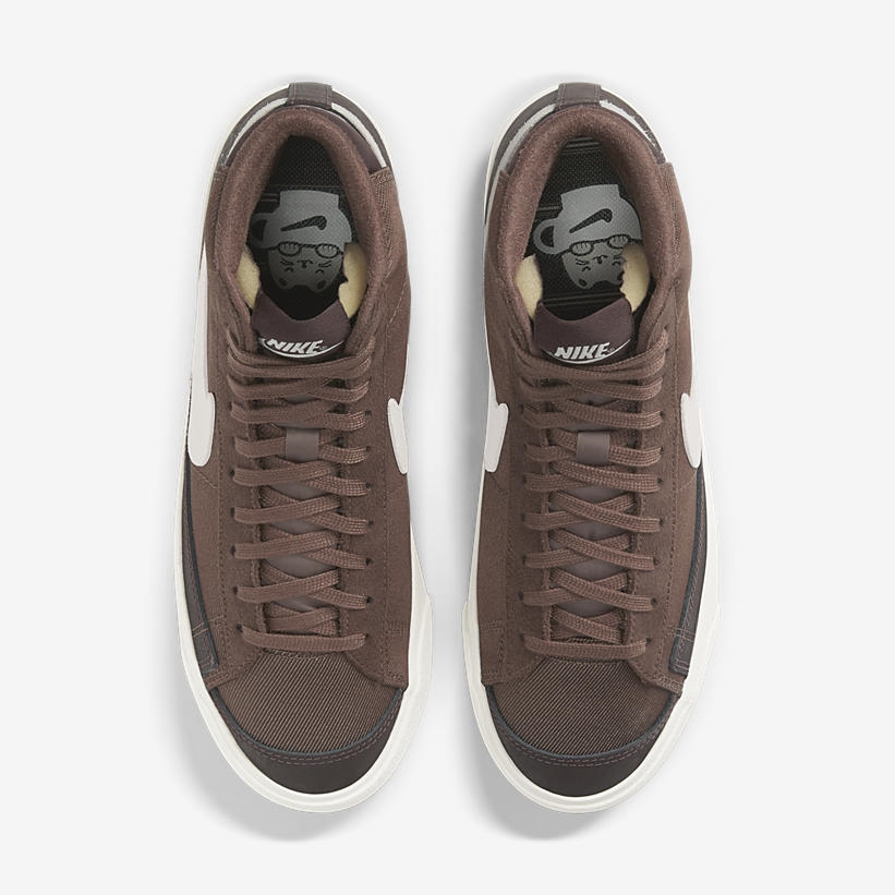 ナイキ ブレーザー ミッド 77 “コーヒー/ブラウン/マホガニー” (NIKE BLAZER MID 77 “Coffee/Fauna Brown/Mahogany”) [DD5332-244]