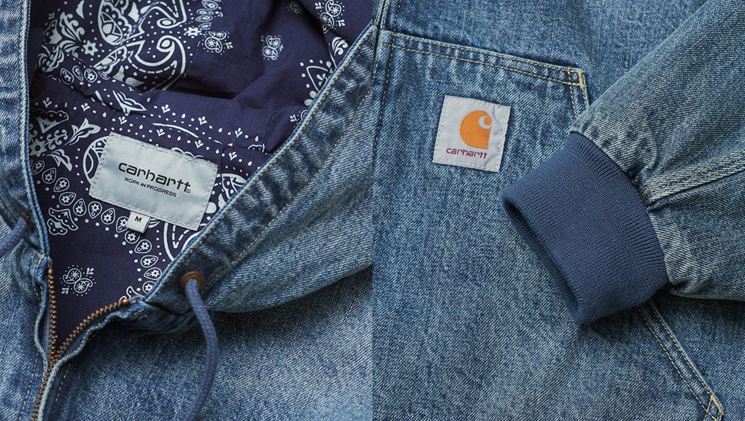 カーハートから裏地にバンダナ生地をインストールしたOG BANDANA ACTIVE JACKET (DENIM)が発売 (Carhartt)