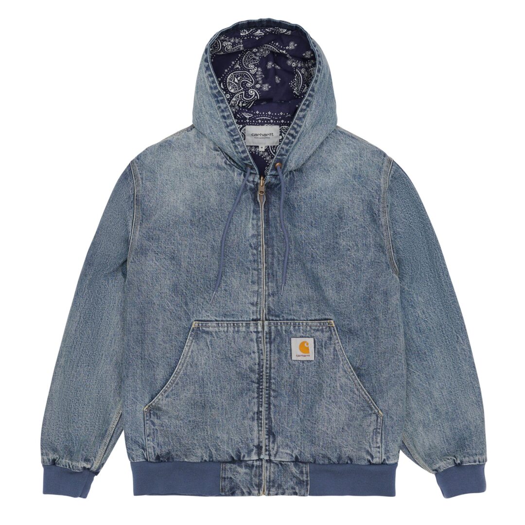 カーハートから裏地にバンダナ生地をインストールしたOG BANDANA ACTIVE JACKET (DENIM)が発売 (Carhartt)