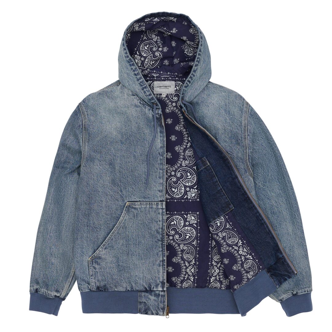 カーハートから裏地にバンダナ生地をインストールしたOG BANDANA ACTIVE JACKET (DENIM)が発売 (Carhartt)