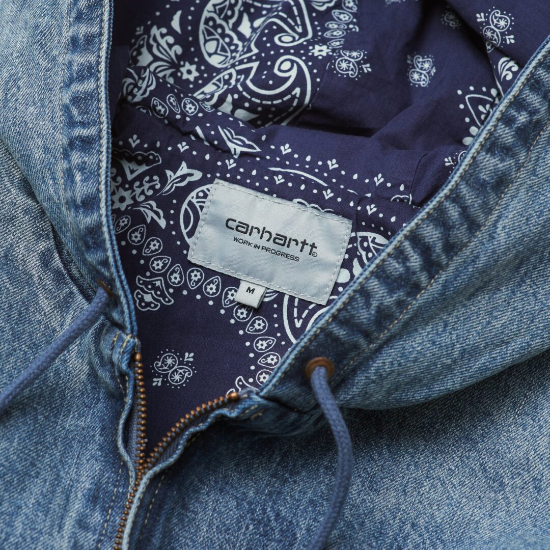 カーハートから裏地にバンダナ生地をインストールしたOG BANDANA ACTIVE JACKET (DENIM)が発売 (Carhartt)