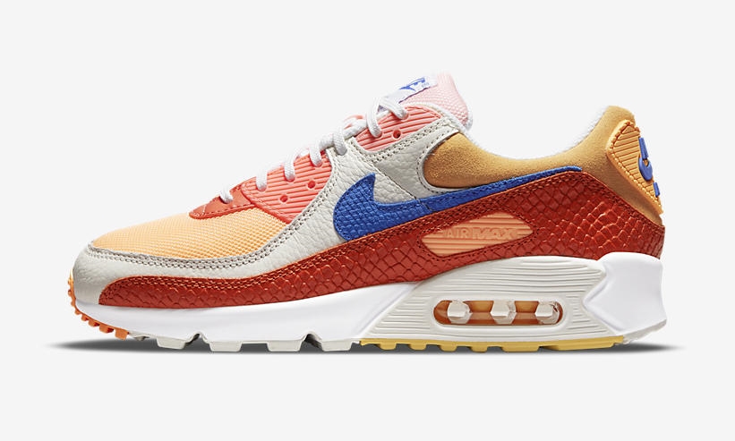 ナイキ ウィメンズ エア マックス 90 “キャンプファイヤーオレンジ” (NIKE WMNS AIR MAX 90 “Campfire Orange”) [DJ8517-800]