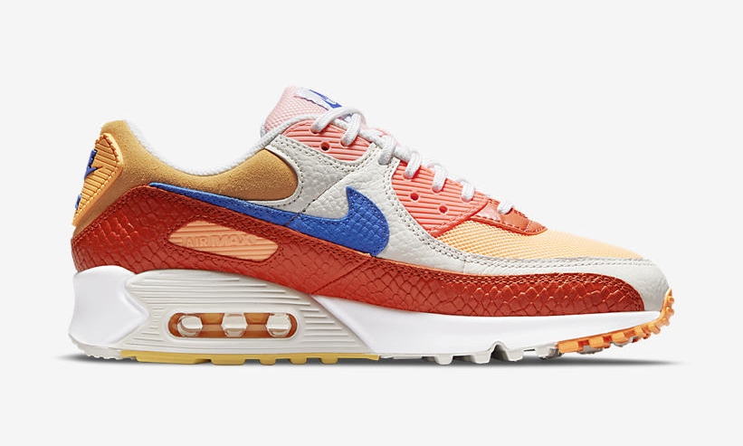 ナイキ ウィメンズ エア マックス 90 “キャンプファイヤーオレンジ” (NIKE WMNS AIR MAX 90 “Campfire Orange”) [DJ8517-800]