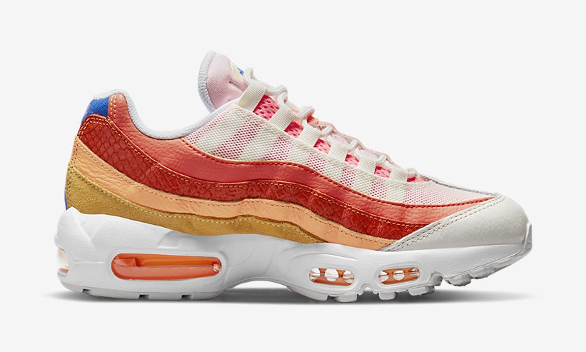 ナイキ ウィメンズ エア マックス 95 “キャンプファイヤーオレンジ” (NIKE WMNS AIR MAX 95 “Campfire Orange”) [DJ6906-800]