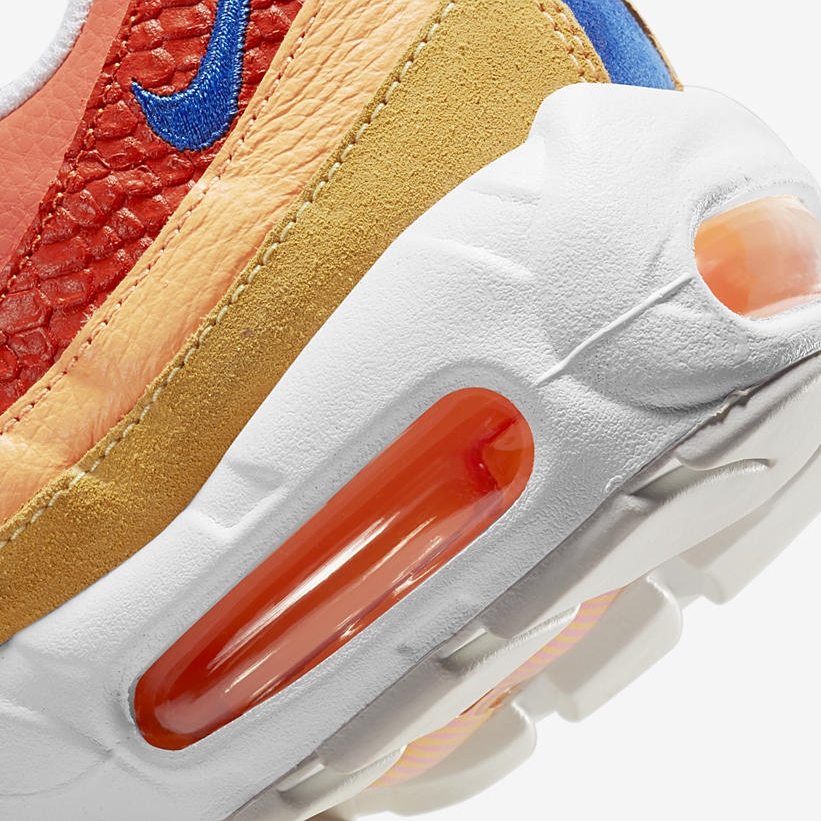 ナイキ ウィメンズ エア マックス 95 “キャンプファイヤーオレンジ” (NIKE WMNS AIR MAX 95 “Campfire Orange”) [DJ6906-800]