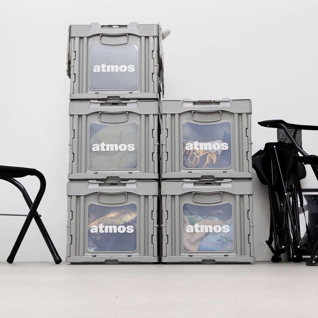 アトモスからインテリアに最適なオリジナル折りたたみ式コンテナケースが2/20 発売 (atmos Container 50ℓ)