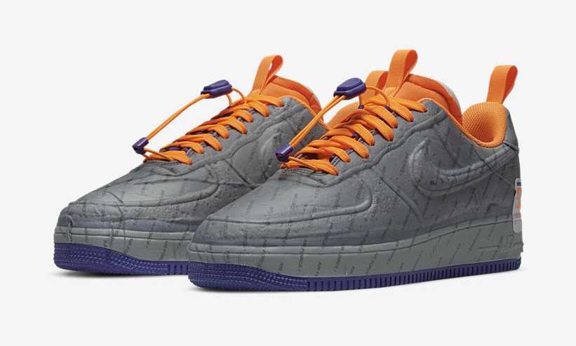 ナイキ エア フォース 1 ロー エクスペリメンタル “ライトスモークグレー/コートパープル” (NIKE AIR FORCE 1 LOW EXPERIMENTAL “Light Smoke Grey/Court Purple”) [CZ1528-001]