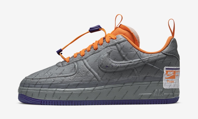 【国内 4/24 発売】ナイキ エア フォース 1 ロー エクスペリメンタル “ライトスモークグレー/コートパープル” (NIKE AIR FORCE 1 LOW EXPERIMENTAL “Light Smoke Grey/Court Purple”) [CZ1528-001]