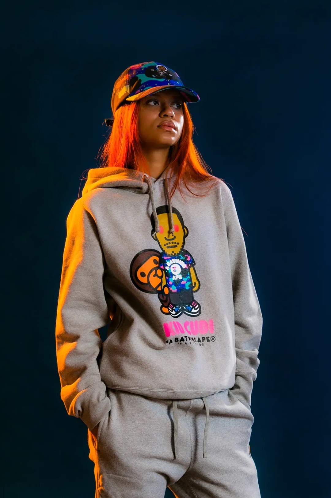 A BATHING APE × KID CUDIとタッグ！コラボアイテムが2/20 発売 (ア ベイシング エイプ キッド・カディ)