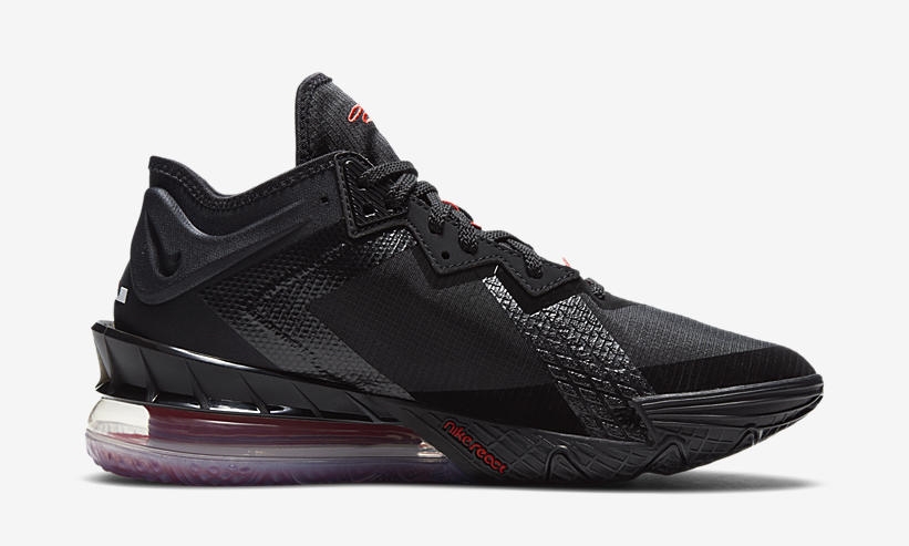 3/1 発売！ナイキ レブロン 18 ロー “ブラック/ホワイト/ユニバーシティレッド” (NIKE LEBRON XVIII LOW “Black/White/University Red”) [CV7562-001]