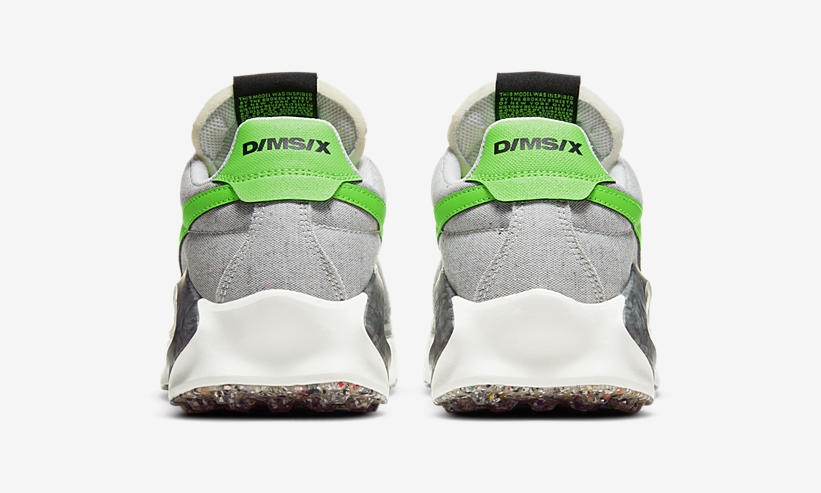 ナイキ D/MS/X ワッフル “スモークグレー/ミーングリーン” (NIKE D/MS/X WAFFLE “Smoke Grey/Mean Green”) [CW6914-001]