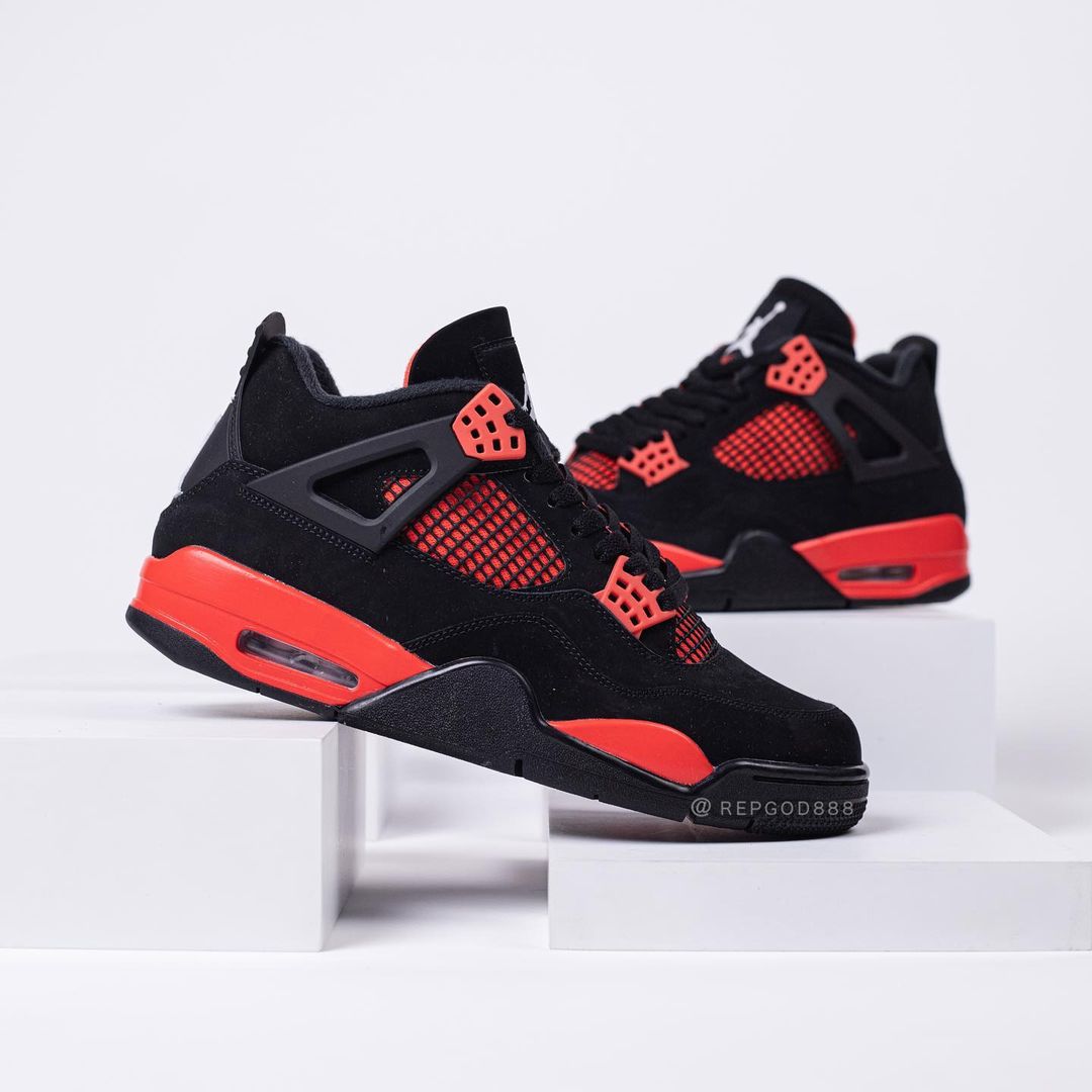 【国内 1/29 発売】ナイキ エア ジョーダン 4 レトロ “ブラック/ホワイト/レッド” (NIKE AIR JORDAN 4 RETRO “Black/White/Red”) [CT8527-016]