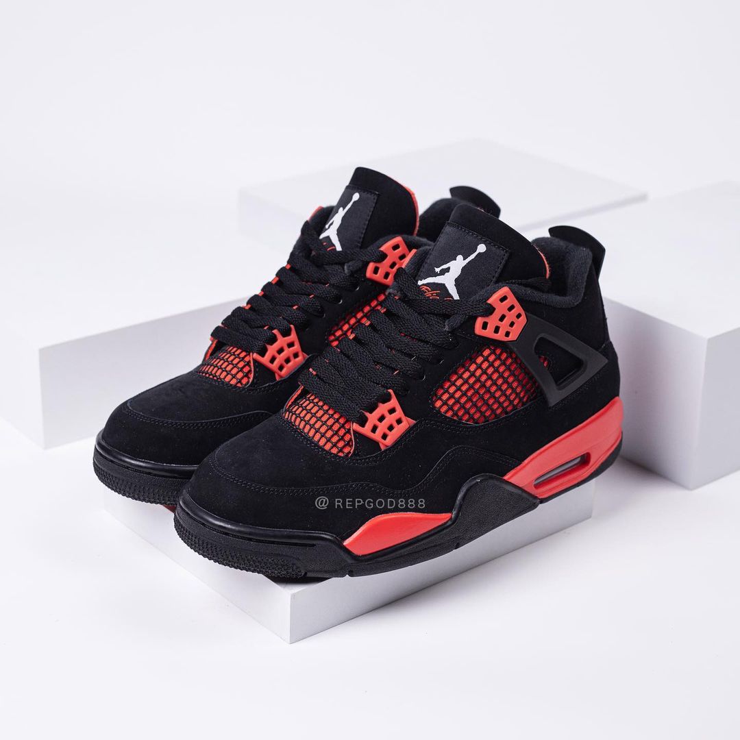 【国内 1/29 発売】ナイキ エア ジョーダン 4 レトロ “ブラック/ホワイト/レッド” (NIKE AIR JORDAN 4 RETRO “Black/White/Red”) [CT8527-016]