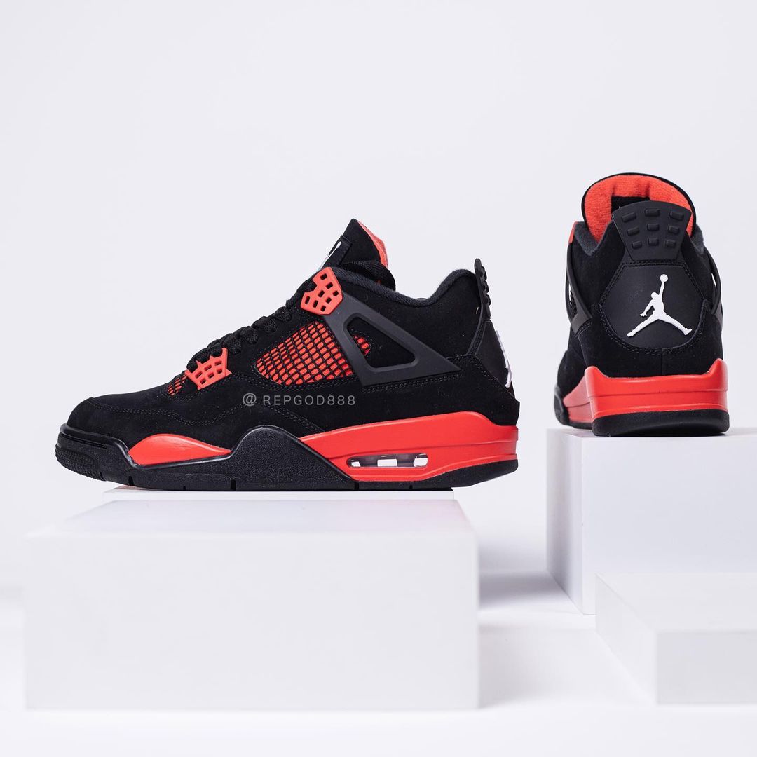 【国内 1/29 発売】ナイキ エア ジョーダン 4 レトロ “ブラック/ホワイト/レッド” (NIKE AIR JORDAN 4 RETRO “Black/White/Red”) [CT8527-016]