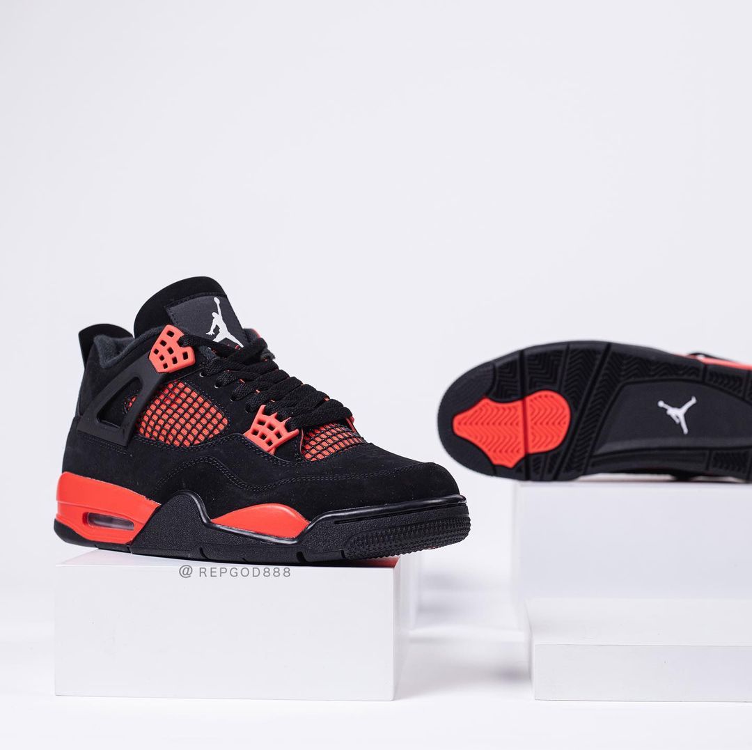 【国内 1/29 発売】ナイキ エア ジョーダン 4 レトロ “ブラック/ホワイト/レッド” (NIKE AIR JORDAN 4 RETRO “Black/White/Red”) [CT8527-016]