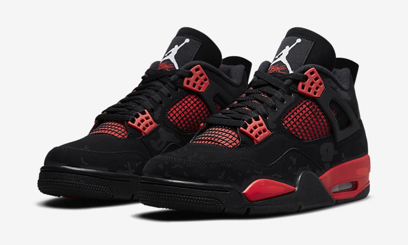 【国内 1/29 発売】ナイキ エア ジョーダン 4 レトロ “ブラック/ホワイト/レッド” (NIKE AIR JORDAN 4 RETRO “Black/White/Red”) [CT8527-016]