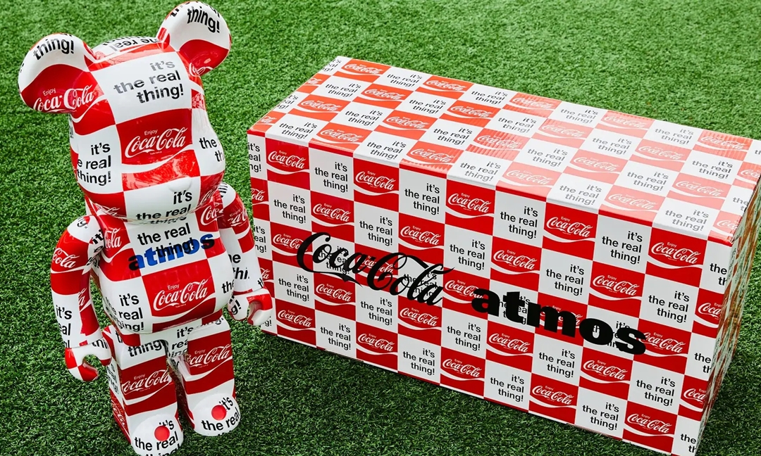 2/27 発売！BE@RBRICK atmos × Coca-Cola 1000% CHECKERBOARD (ベアブリック アトモス コカ・コーラ)