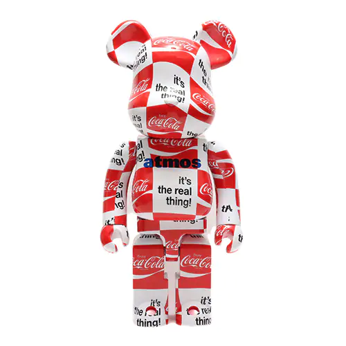 2/27 発売！BE@RBRICK atmos × Coca-Cola 1000% CHECKERBOARD (ベアブリック アトモス コカ・コーラ)