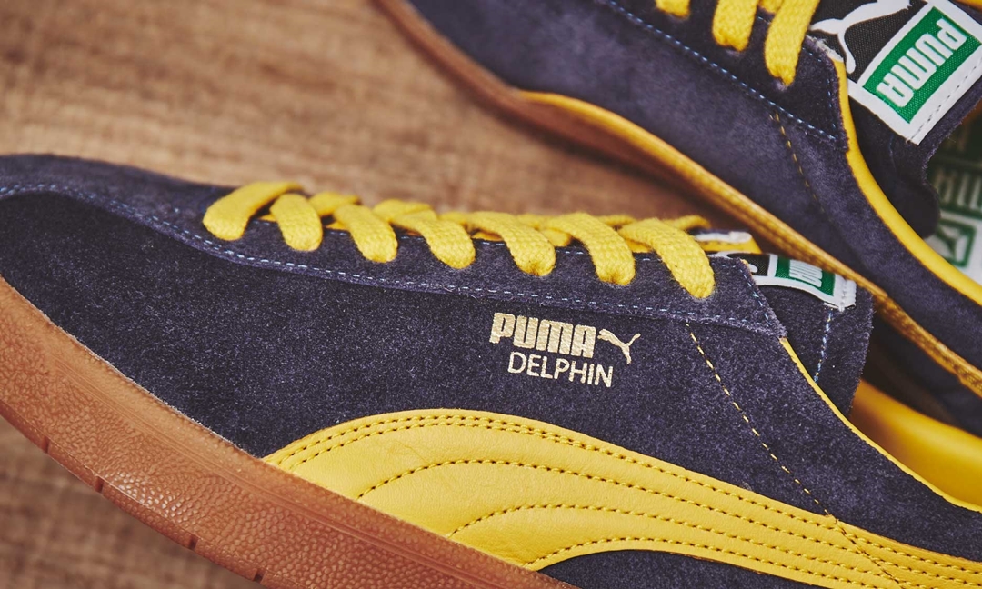 2/27 復刻！PUMA DELPHIN OG “Puma New Navy/Super Lemon/Gum” (プーマ デルフィン OG “ネイビー/レモン/ガム”) [374980-01]