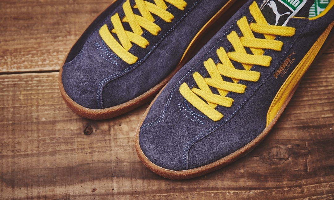 2/27 復刻！PUMA DELPHIN OG “Puma New Navy/Super Lemon/Gum” (プーマ デルフィン OG “ネイビー/レモン/ガム”) [374980-01]