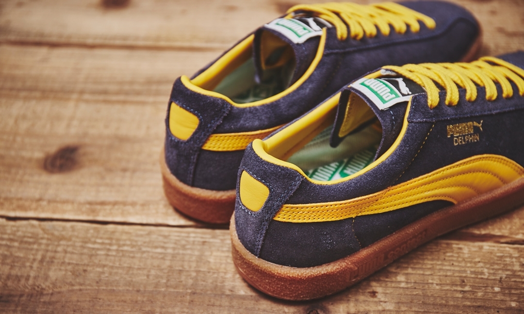 2/27 復刻！PUMA DELPHIN OG “Puma New Navy/Super Lemon/Gum” (プーマ デルフィン OG “ネイビー/レモン/ガム”) [374980-01]