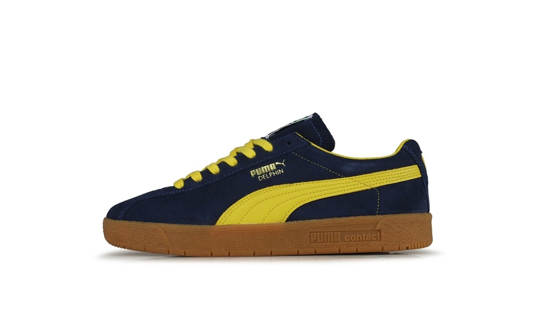 2/27 復刻！PUMA DELPHIN OG “Puma New Navy/Super Lemon/Gum” (プーマ デルフィン OG “ネイビー/レモン/ガム”) [374980-01]