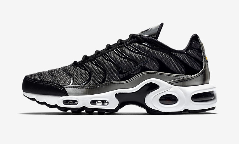 ナイキ ウィメンズ エア マックス プラス “ブラック/アンスラサイト/ホワイト” (NIKE WMNS AIR MAX PLUS “Black/Anthracite/White”) [862201-003]