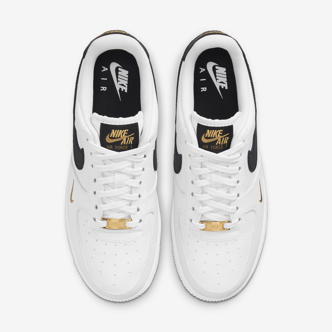 ナイキ エア フォース 1 ロー “ホワイト/ブラック/ゴールド” (NIKE AIR FORCE 1 LOW “White/Black/Gold”) [CZ0270-102]