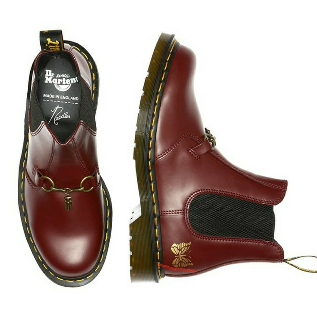 【2/27 発売】Dr. Martens x NEEDLES コラボ 2976 SNAFFLE NDLS チェルシーブーツ (ドクターマーチン ニードルズ)