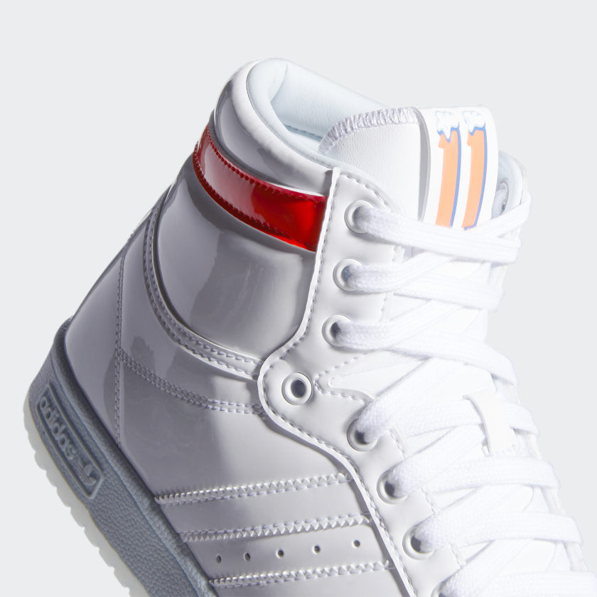 adidas originals top ten hi white