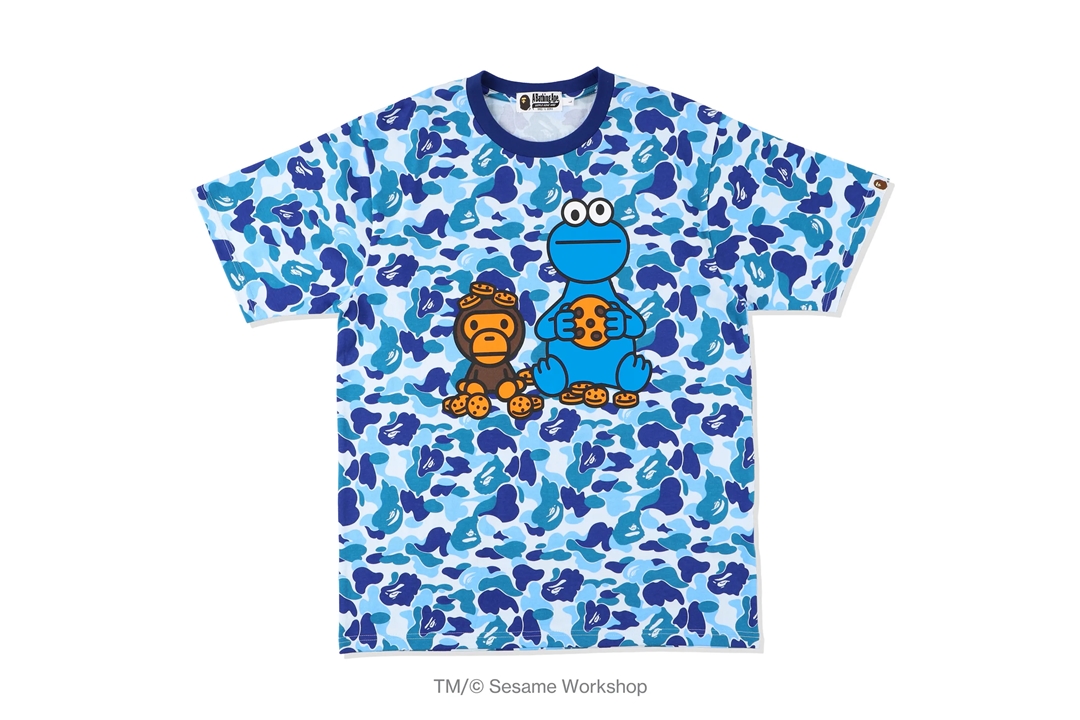 ファミリーでの着用が可能な A BATHING APE × SESAME STREET が2/27 発売 (ア ベイシング エイプ セサミストリート)