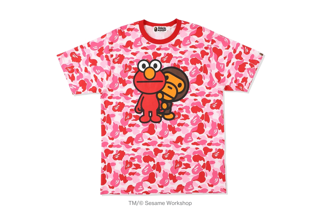 ファミリーでの着用が可能な A BATHING APE × SESAME STREET が2/27 発売 (ア ベイシング エイプ セサミストリート)