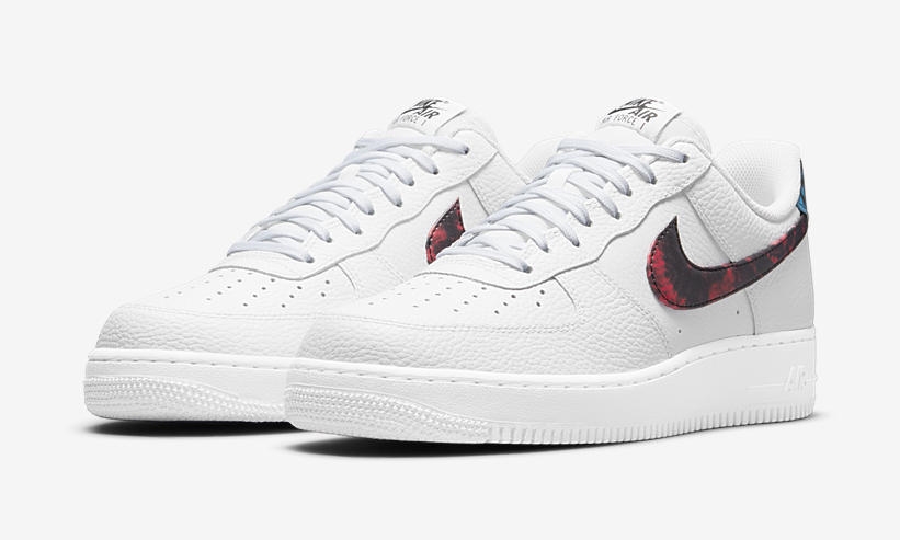 ナイキ エア フォース 1 ロー “ホワイト/ブライトクリムゾン/レーザーブルー” (NIKE AIR FORCE 1 LOW “White/Bright Crimson/Laser Blue”) [DJ6889-100]