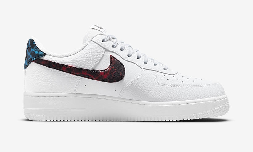 ナイキ エア フォース 1 ロー “ホワイト/ブライトクリムゾン/レーザーブルー” (NIKE AIR FORCE 1 LOW “White/Bright Crimson/Laser Blue”) [DJ6889-100]