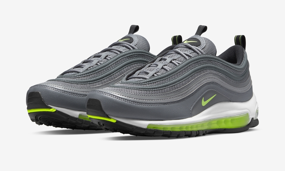 ナイキ エア マックス 97 “グレー/ボルト” (NIKE AIR MAX 97 “Grey/Volt”) [DJ6885-001]