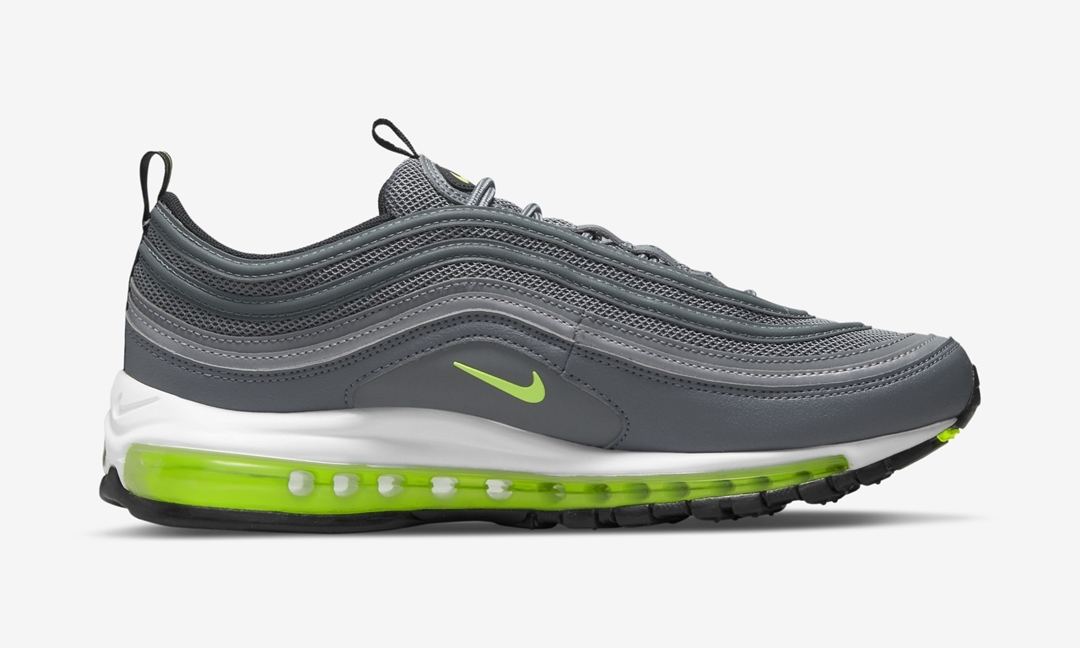 ナイキ エア マックス 97 “グレー/ボルト” (NIKE AIR MAX 97 “Grey/Volt”) [DJ6885-001]