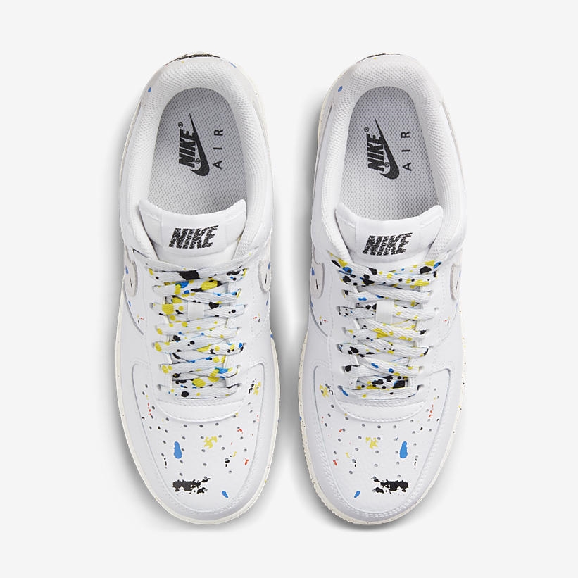 【国内 4/23 発売】ナイキ エア フォース 1 07 ロー “スプラッター/ホワイト/セイル” (NIKE AIR FORCE 1 07 LOW “Splatter/White/Sail”) [CZ0339-100]