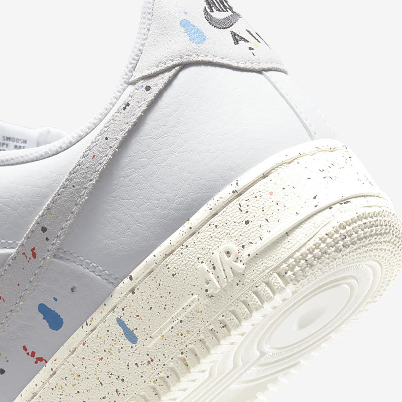 【国内 4/23 発売】ナイキ エア フォース 1 07 ロー “スプラッター/ホワイト/セイル” (NIKE AIR FORCE 1 07 LOW “Splatter/White/Sail”) [CZ0339-100]