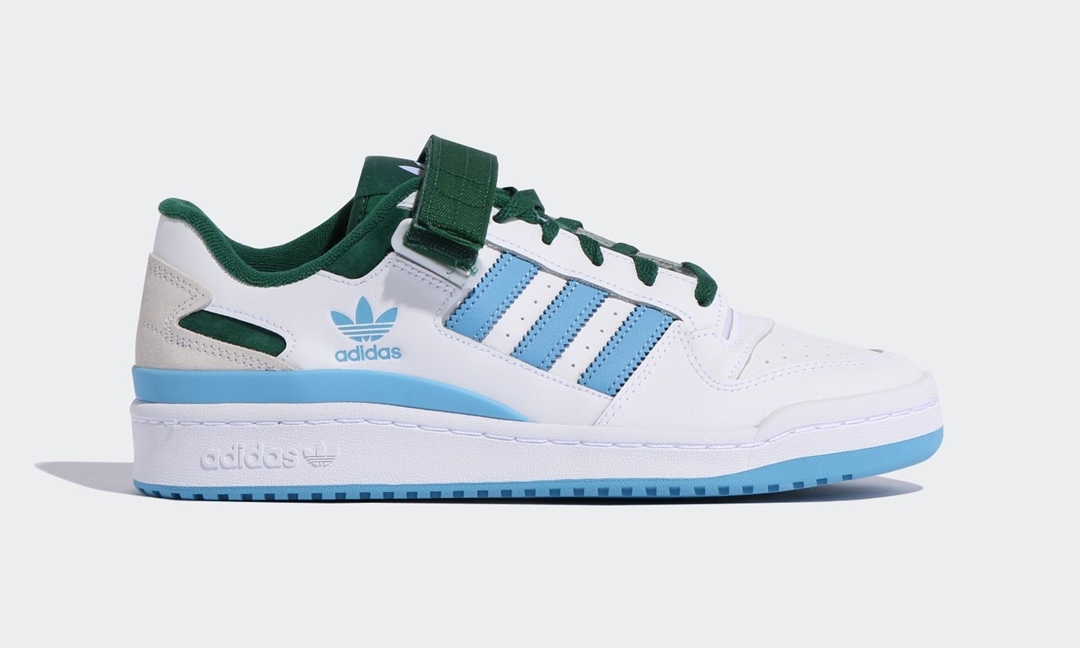 【国内 3/1 発売予定】adidas Originals FORUM LOW CREST “White/Team Dark Green/Light Blue” (アディダス オリジナルス フォーラム ロー クレスト “ホワイト/チームダークグリーン/ライトブルー”) [FY7756]