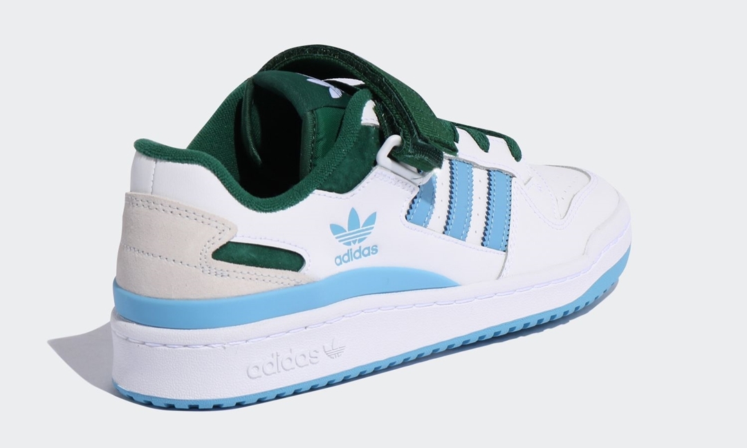 【国内 3/1 発売予定】adidas Originals FORUM LOW CREST “White/Team Dark Green/Light Blue” (アディダス オリジナルス フォーラム ロー クレスト “ホワイト/チームダークグリーン/ライトブルー”) [FY7756]