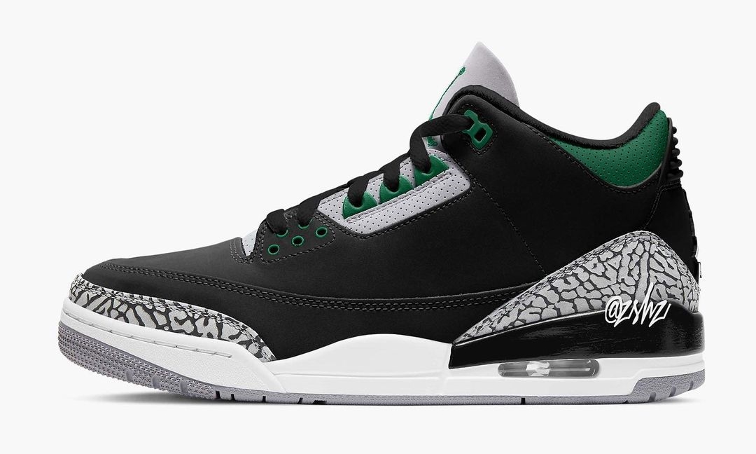 2021年 ホリデー発売予定！ナイキ エア ジョーダン 3 “パイングリーン” (NIKE AIR JORDAN 3 “Pine Green”)